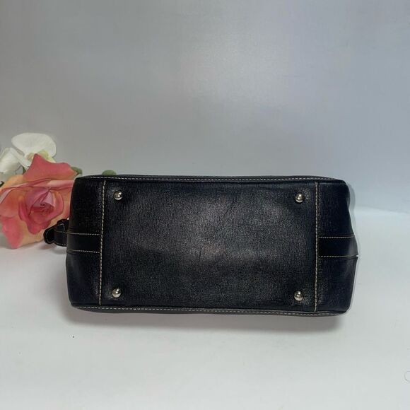 Ann Taylor Leather Shoulder Bag Black - Picture 6 of 8
